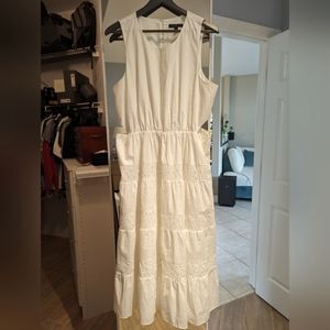 Banana Republic White Sundress